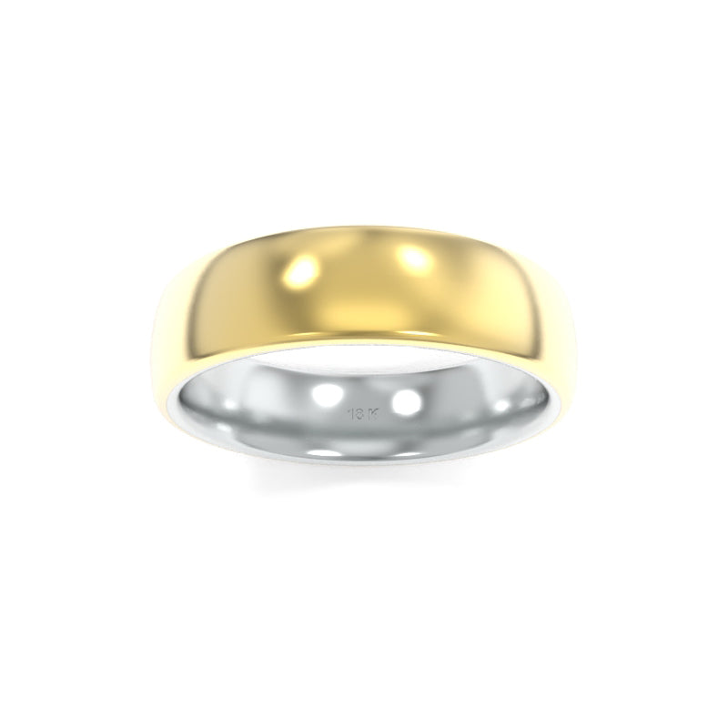 Classic Two-Tone Band 6.00mm