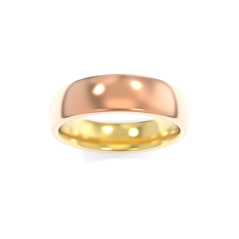 Classic Two-Tone Band 6.00mm