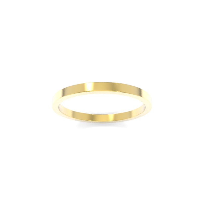 Thin 2025 gold band