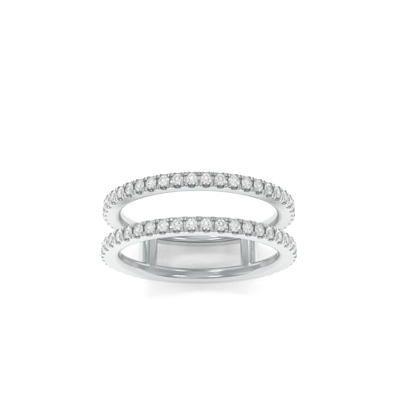 Double Band Ring By LILY & ROO | Band rings for her, Double band rings,  Triple band ring