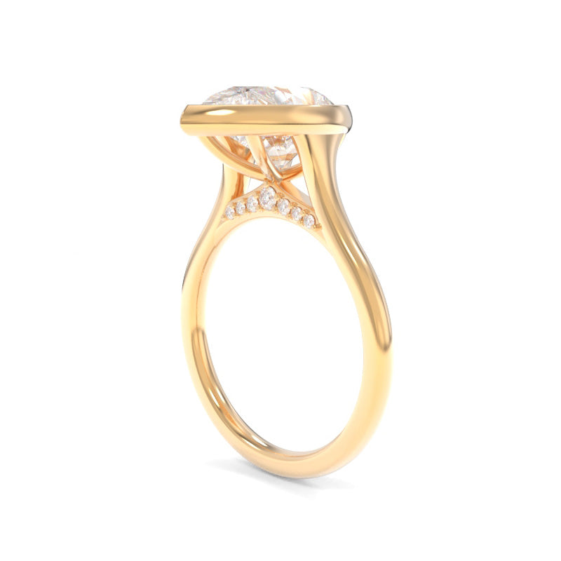 Eleanor Solitaire Pear