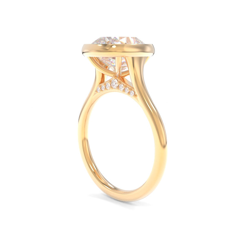 Eleanor Solitaire Old Mine Cushion