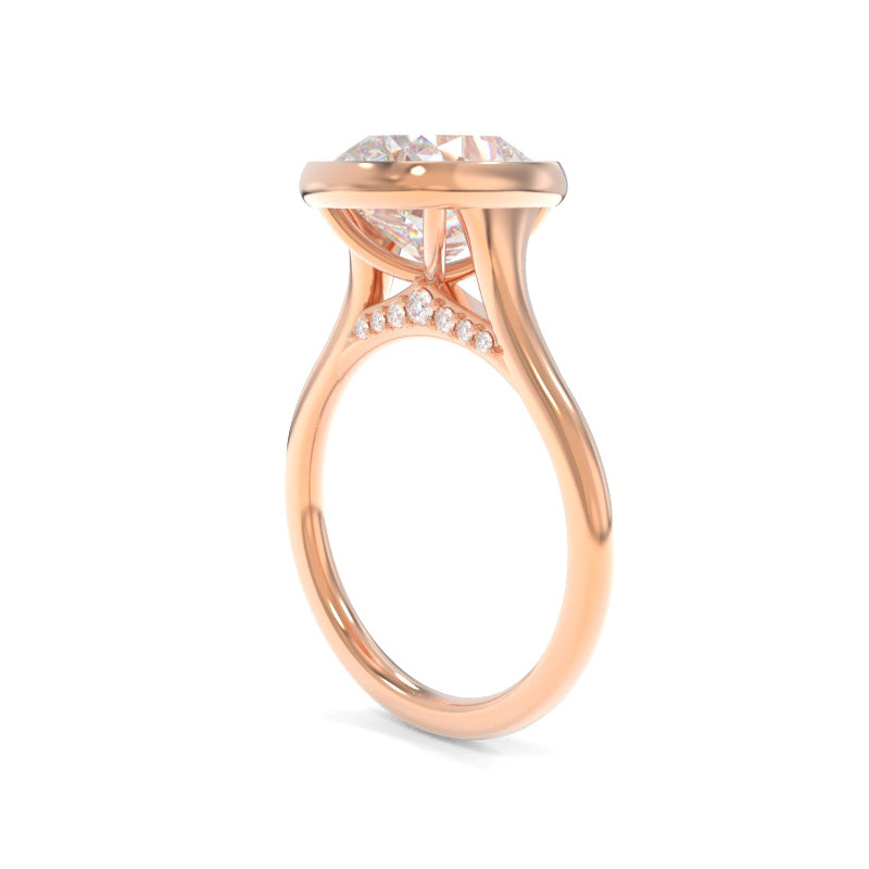 Eleanor Solitaire Old Mine Cushion