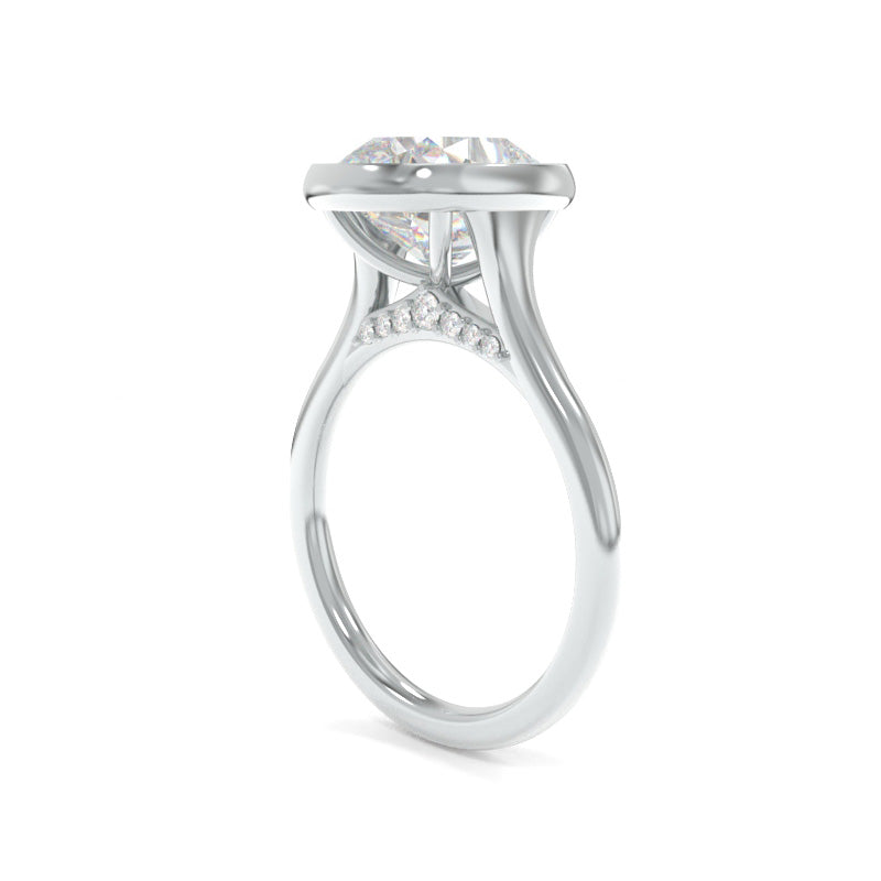 Eleanor Solitaire Old Mine Cushion