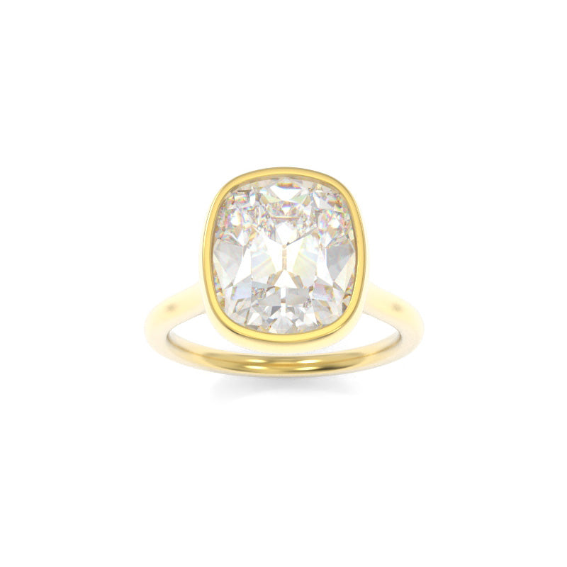 Eleanor Solitaire Old Mine Cushion