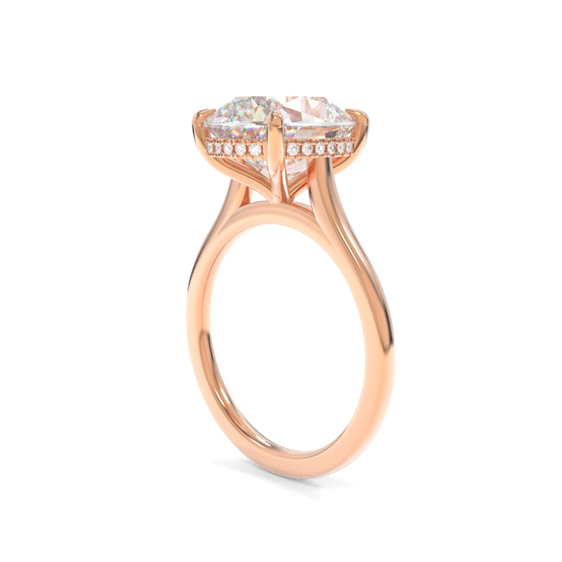 Elle Solitaire Old Mine Cushion