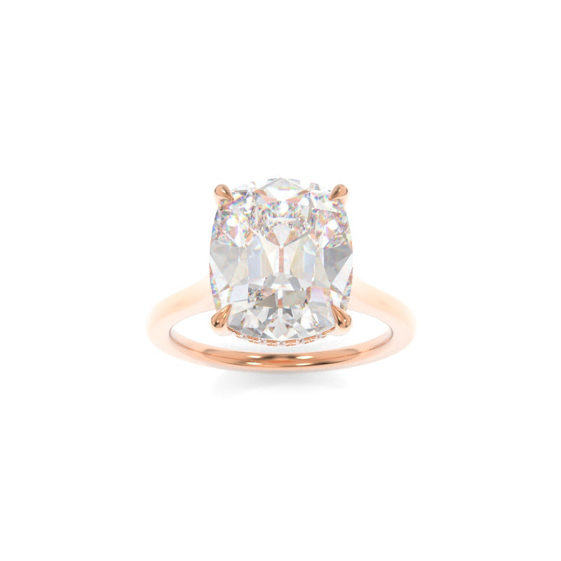 Elle Solitaire Old Mine Cushion