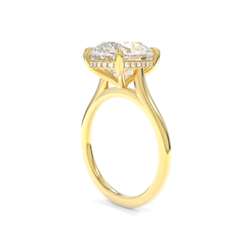 Elle Solitaire Old Mine Cushion