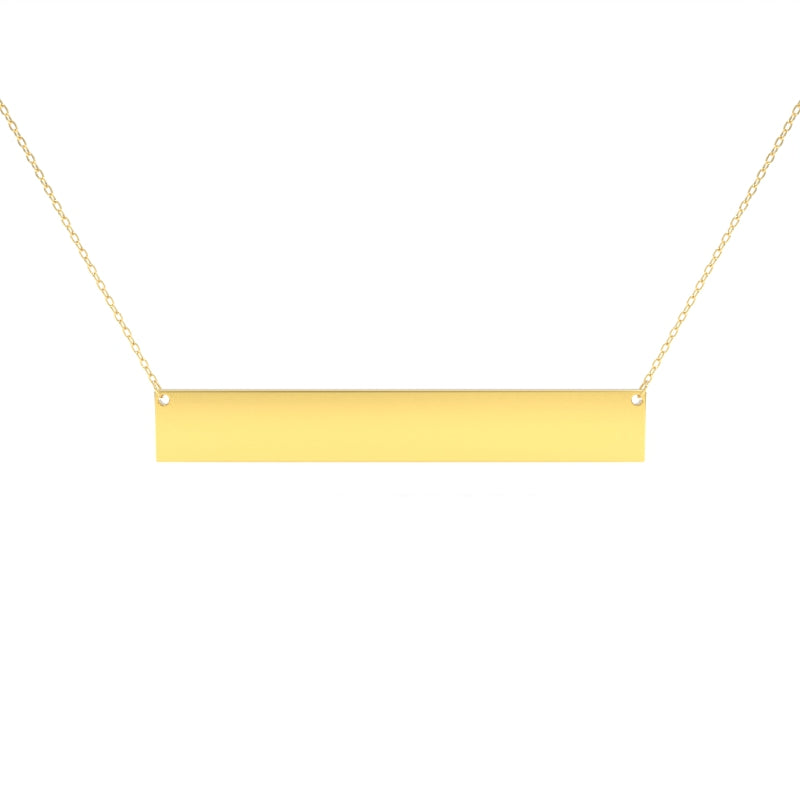 Gold Bar Necklace