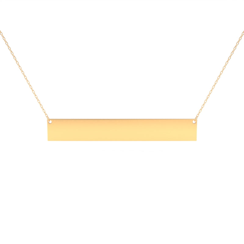 Gold Bar Necklace