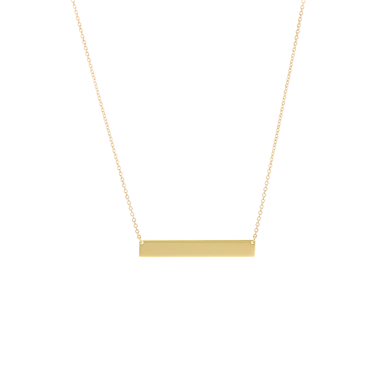 Gold Bar Necklace