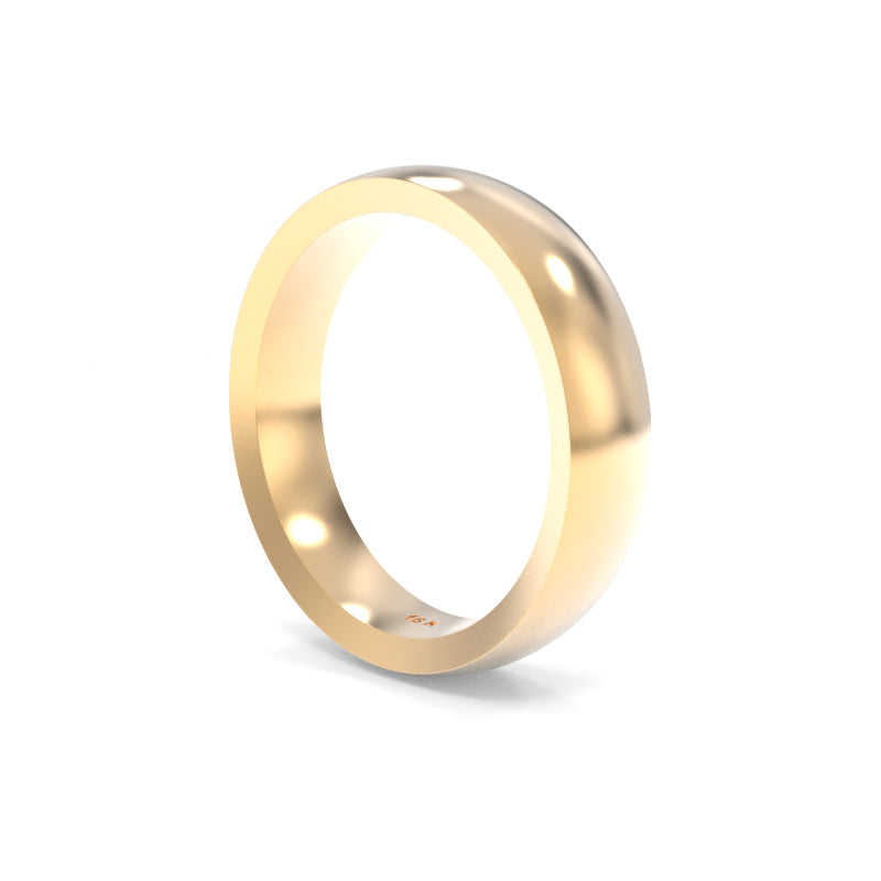 Inverted Bevel Band 5.00mm