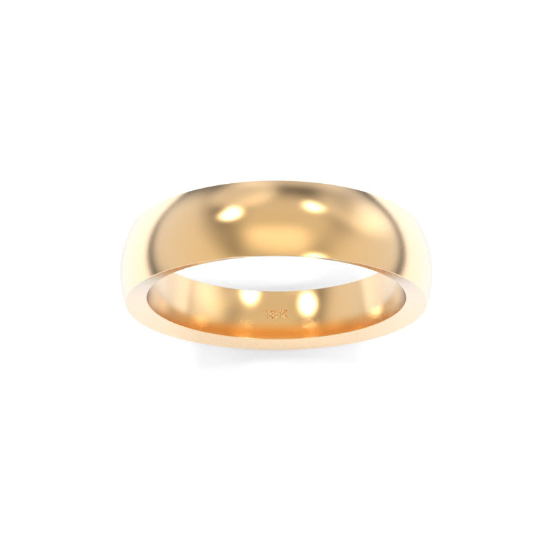 Inverted Bevel Band 5.00mm