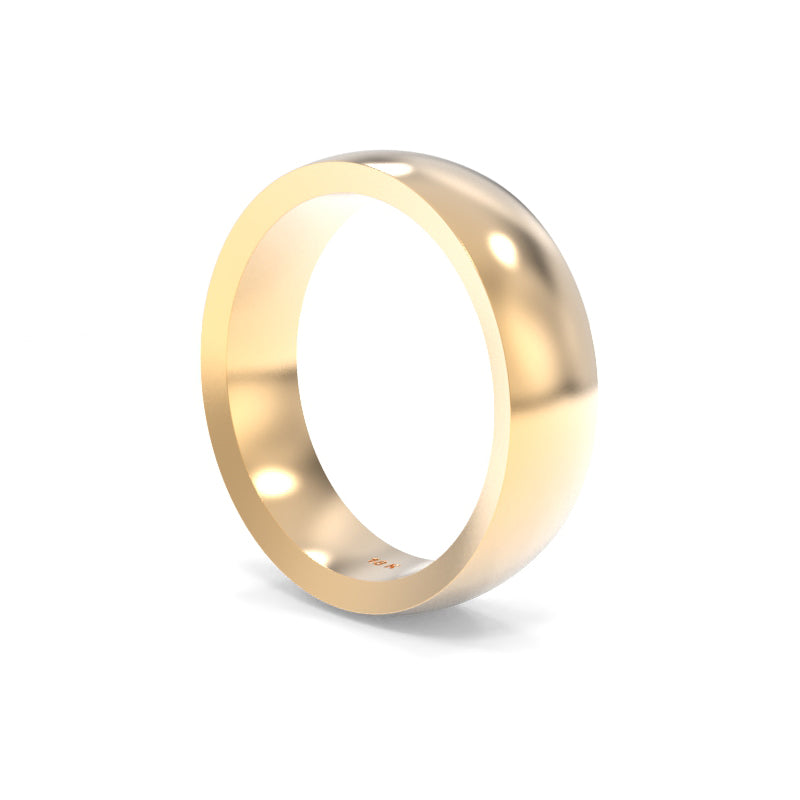 Inverted Bevel Band 6.00mm