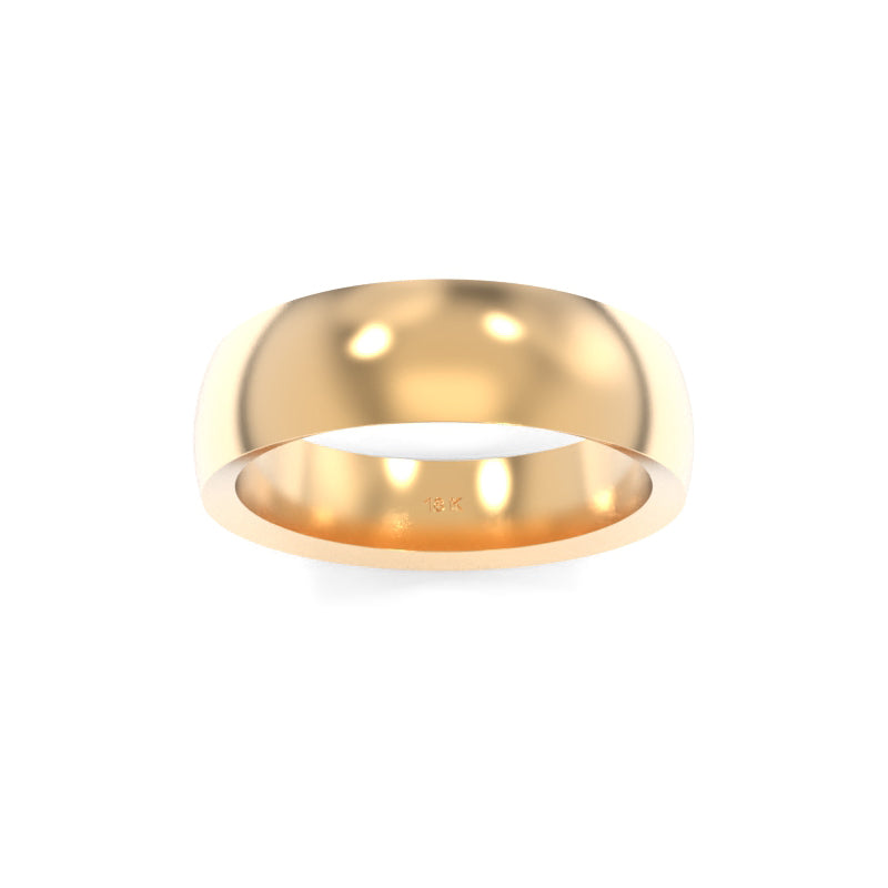 Inverted Bevel Band 6.00mm