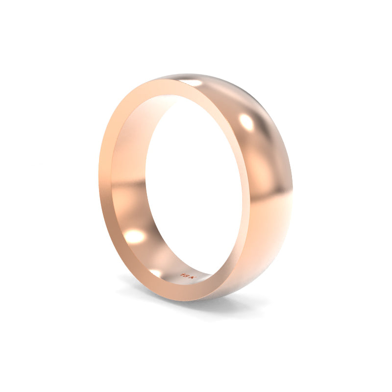 Inverted Bevel Band 6.00mm