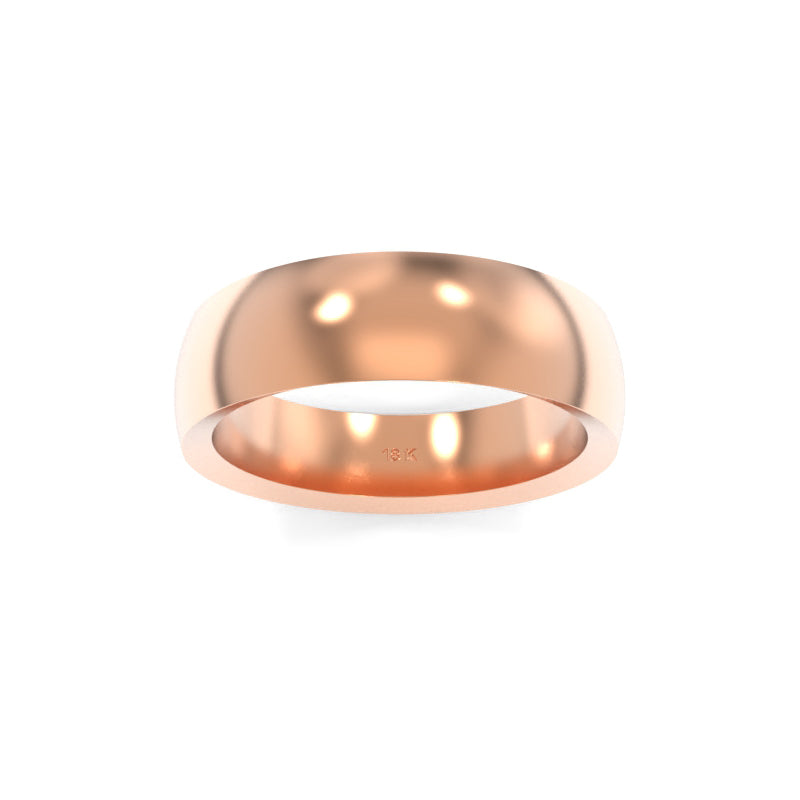 Inverted Bevel Band 6.00mm