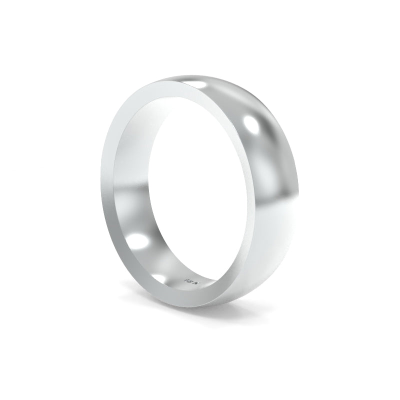 Inverted Bevel Band 6.00mm