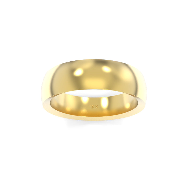 Inverted Bevel Band 6.00mm