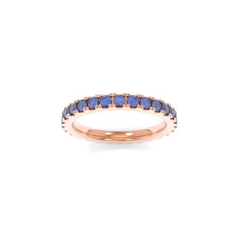 Jessie Band - Lab Grown Colored Gemstones