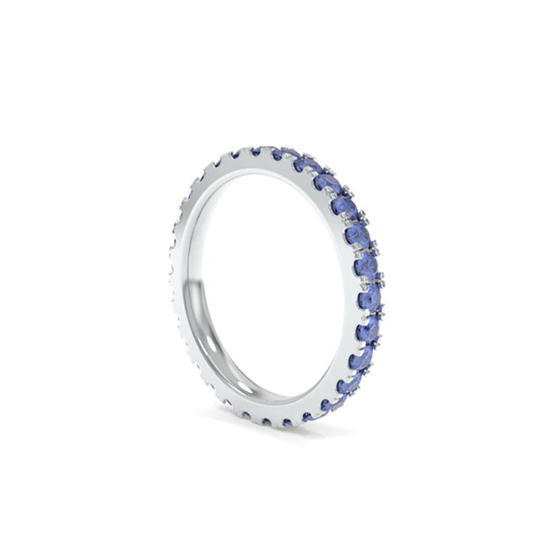 Jessie Band - Lab Grown Colored Gemstones