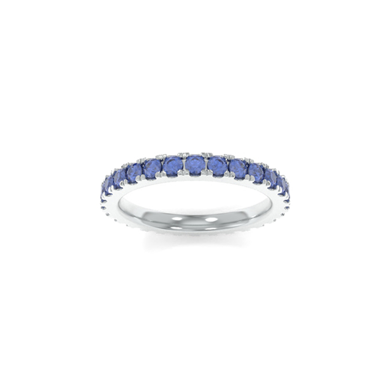 Jessie Band - Lab Grown Colored Gemstones