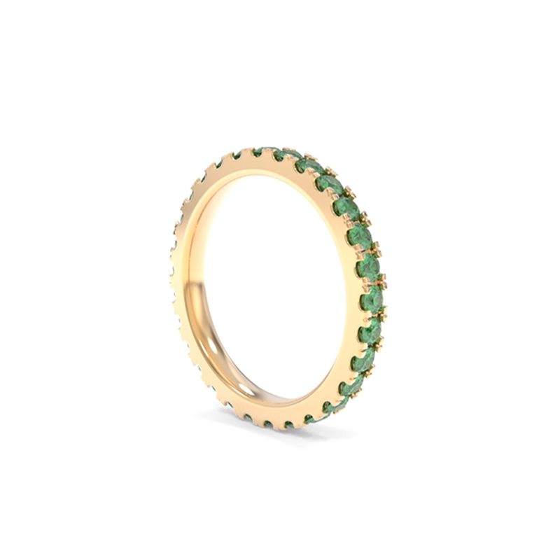 Jessie Band - Lab Grown Colored Gemstones