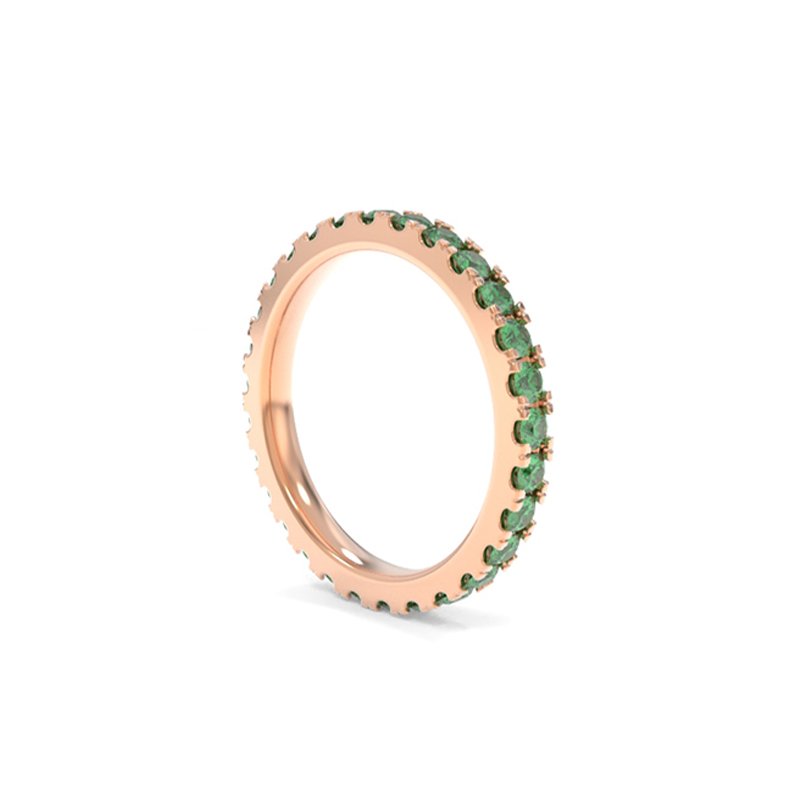 Jessie Band - Lab Grown Colored Gemstones