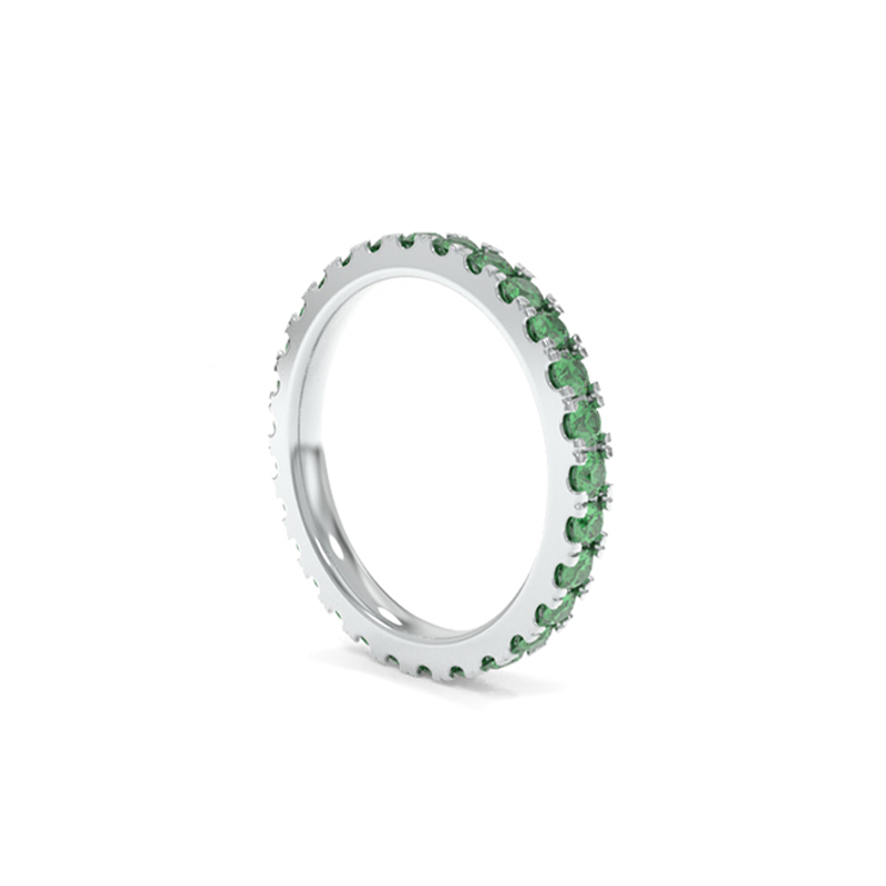 Jessie Band - Lab Grown Colored Gemstones