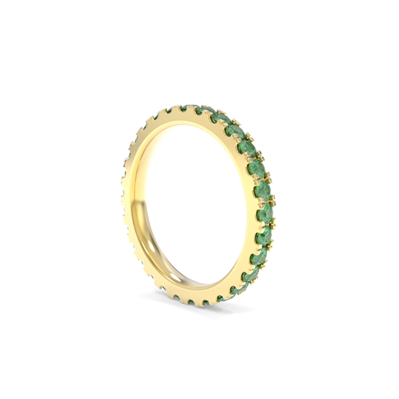 Jessie Band - Lab Grown Colored Gemstones