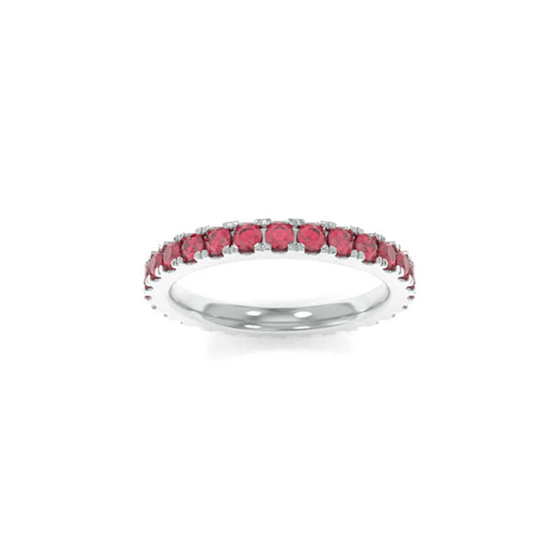 Jessie Band - Lab Grown Colored Gemstones