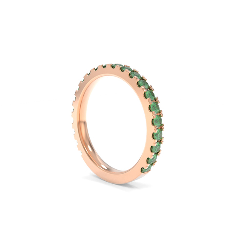 Jessie Band - Lab Grown Colored Gemstones