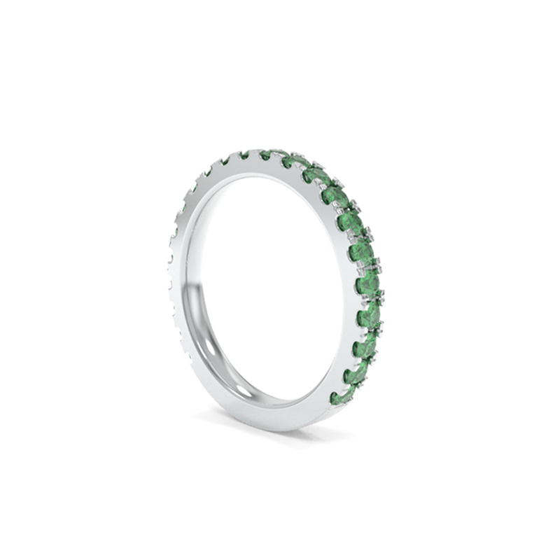 Jessie Band - Lab Grown Colored Gemstones