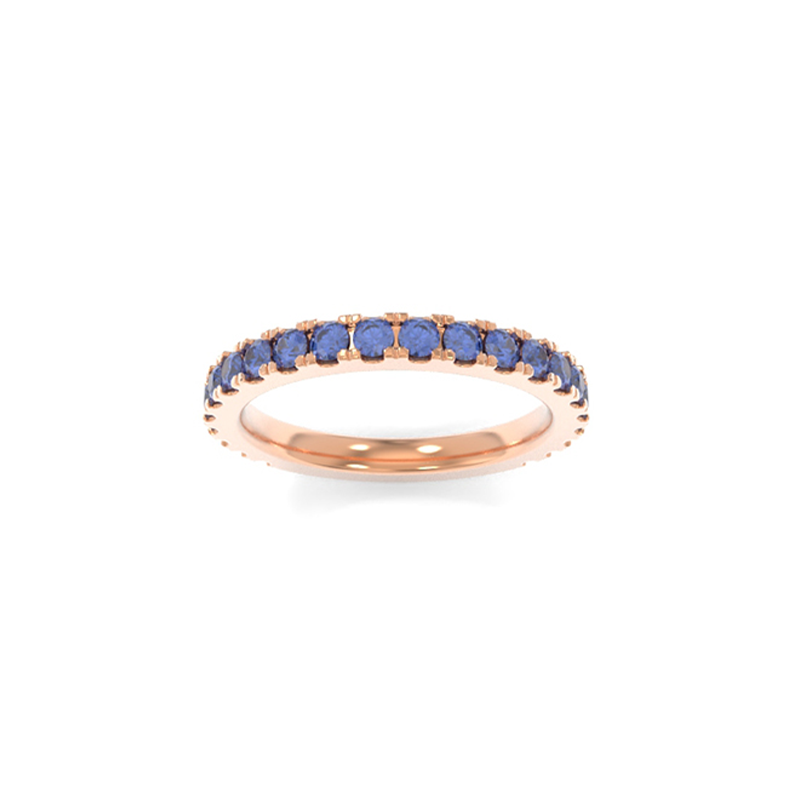 Jessie Band - Lab Grown Colored Gemstones