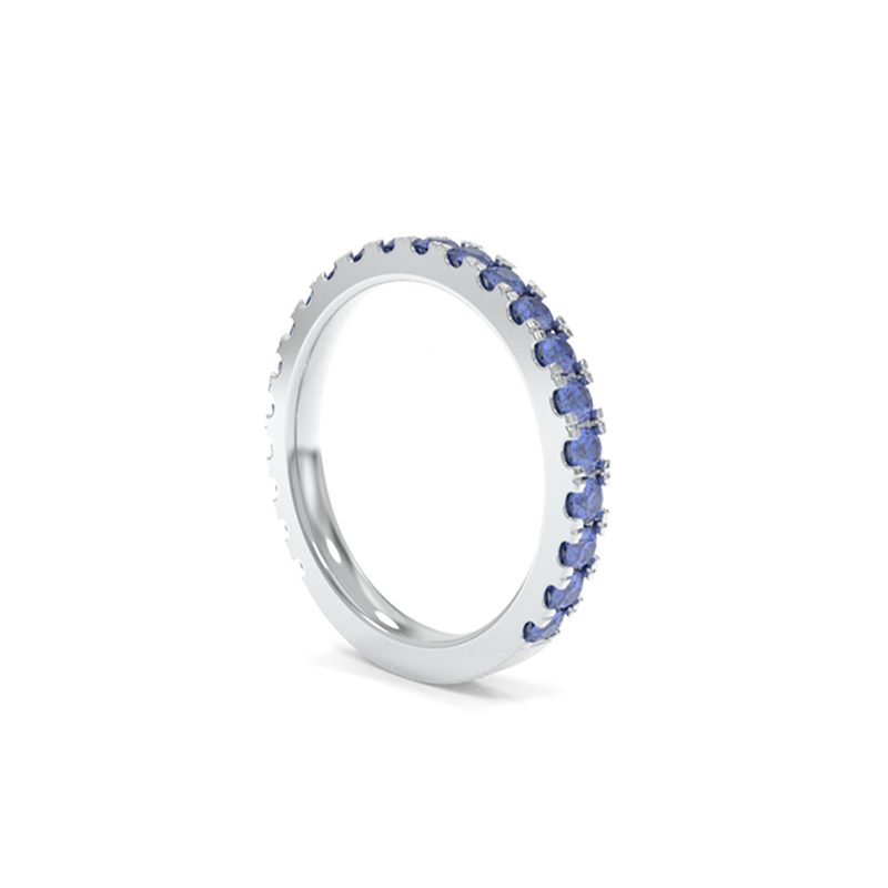 Jessie Band - Lab Grown Colored Gemstones