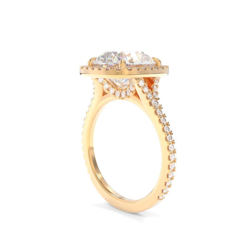 Leighton Ring Old Mine Cushion