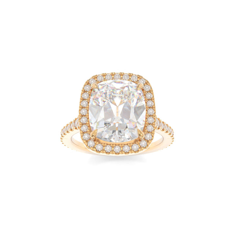 Leighton Ring Old Mine Cushion