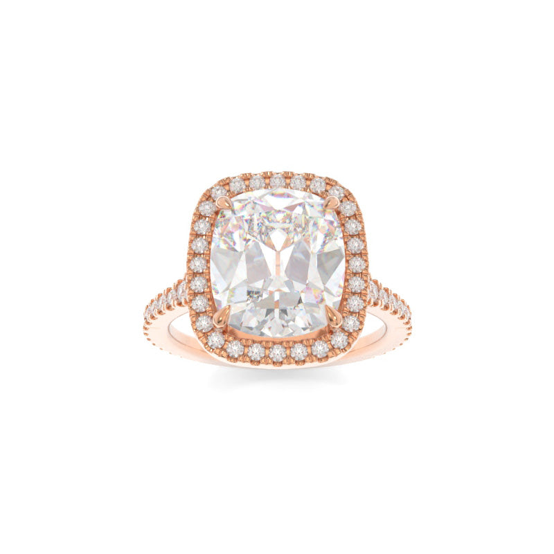 Leighton Ring Old Mine Cushion