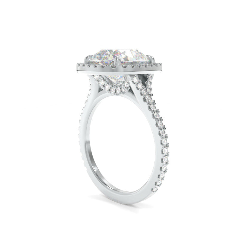 Leighton Ring Old Mine Cushion