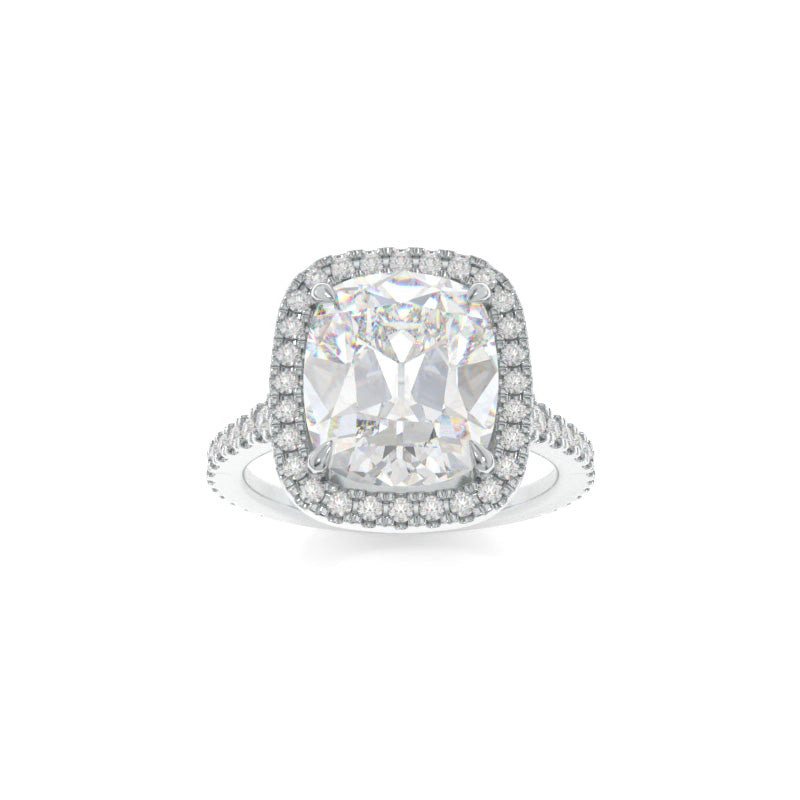 Leighton Ring Old Mine Cushion