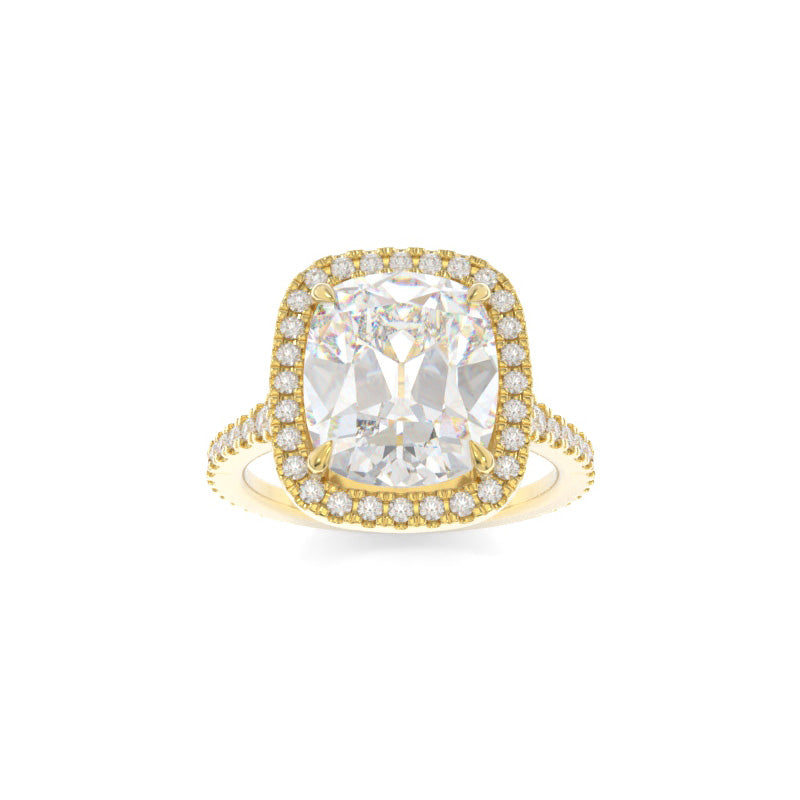 Leighton Ring Old Mine Cushion