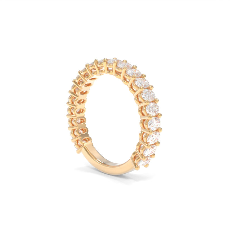 Maya Petite Band Oval Lab Grown Diamond