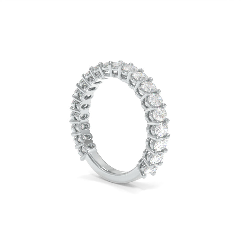 Maya Petite Band Oval Lab Grown Diamond