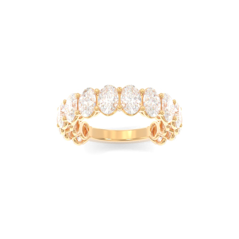Maya Oval Band Lab Grown Diamond