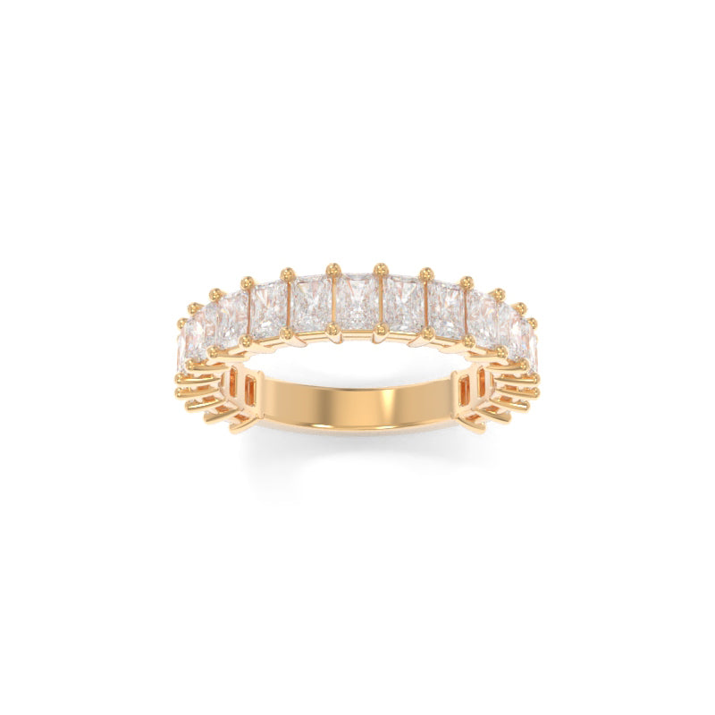 Maya Petite Band Radiant Lab Grown Diamond