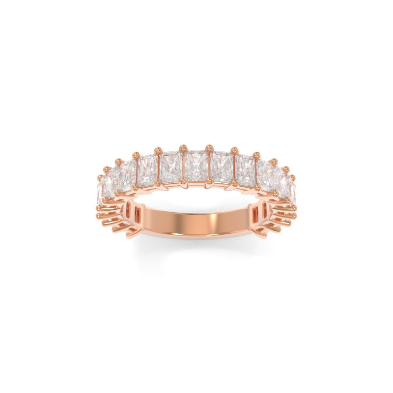 Maya Petite Band Radiant Lab Grown Diamond