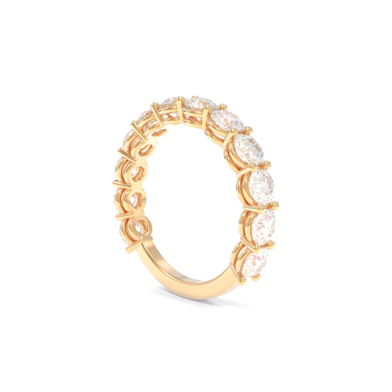 Maya Round Band Lab Grown Diamond