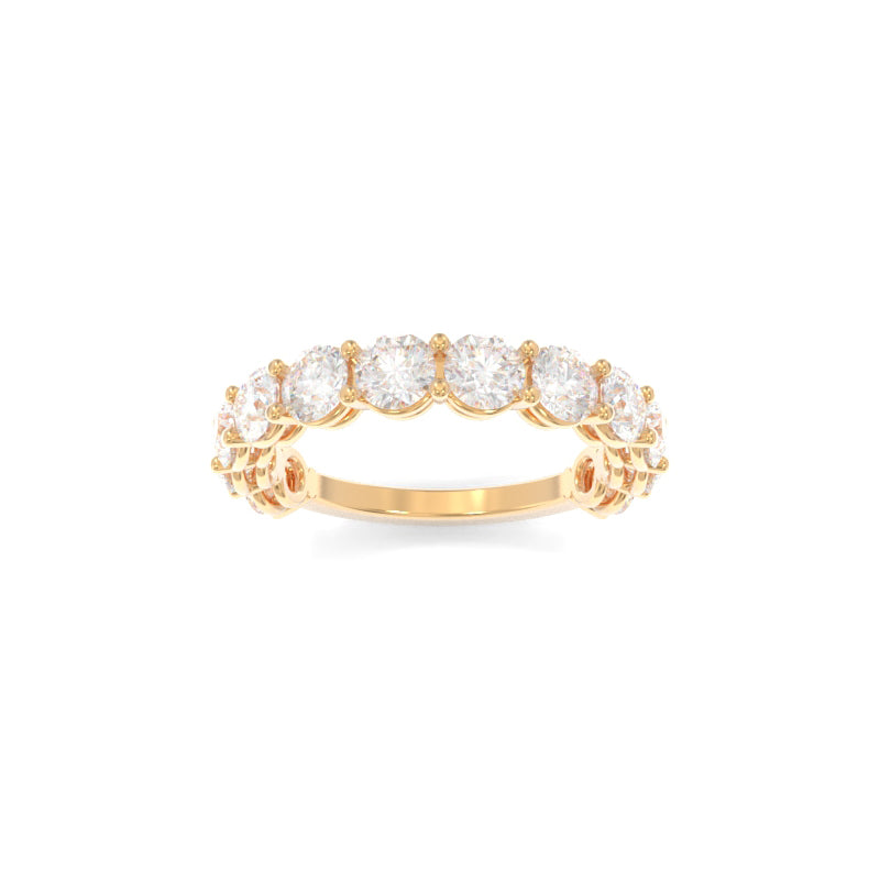 Maya Round Band Lab Grown Diamond