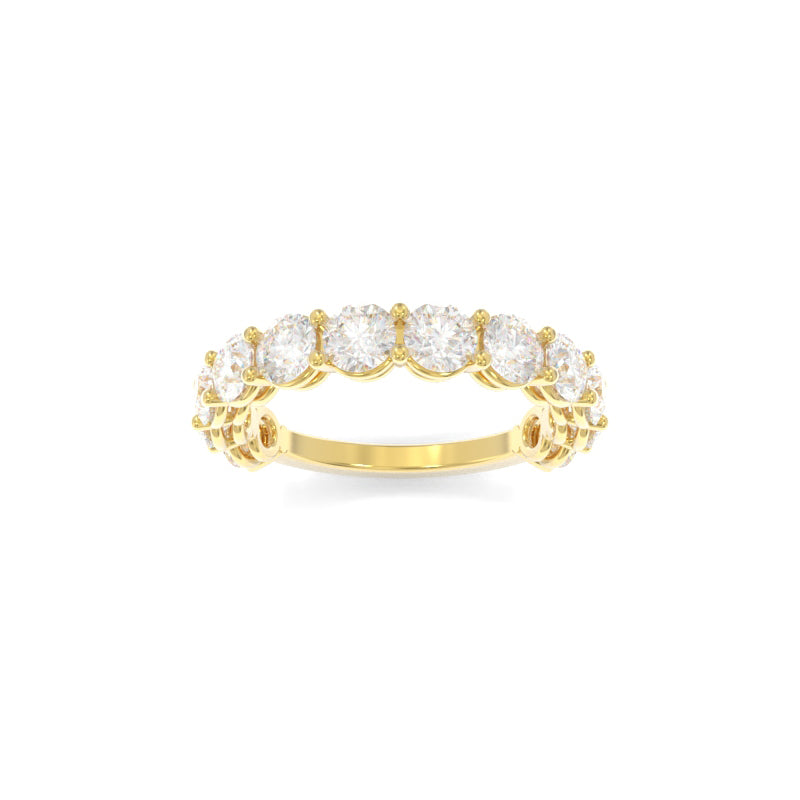 Maya Round Band Lab Grown Diamond