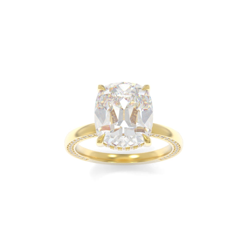 Olivia Ring Old Mine Cushion